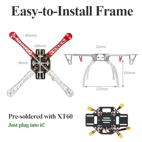 DIY Quadcopter Set with Frame, GPS, Motor, Battery, RC Transmitter & Receiver S873167