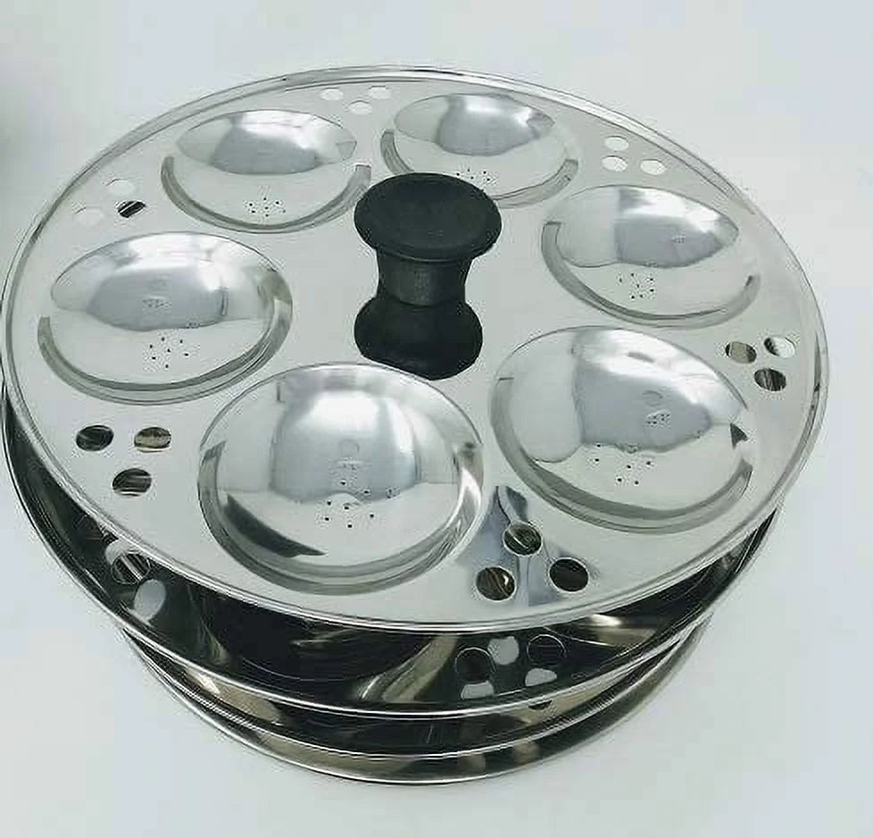 Stainless Steel Idli Cooker with 4-Rack Idly Stand U307