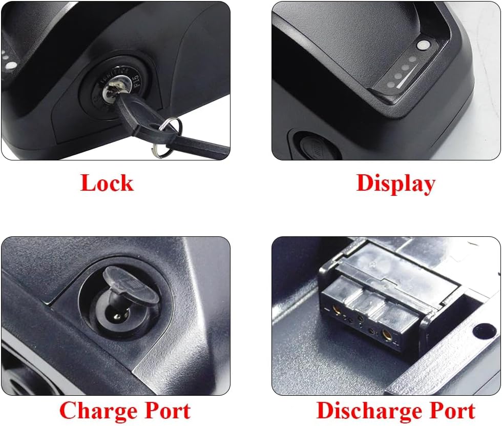 48V 14Ah Ebike Battery Replacement Lithium Ion Batteries X7947