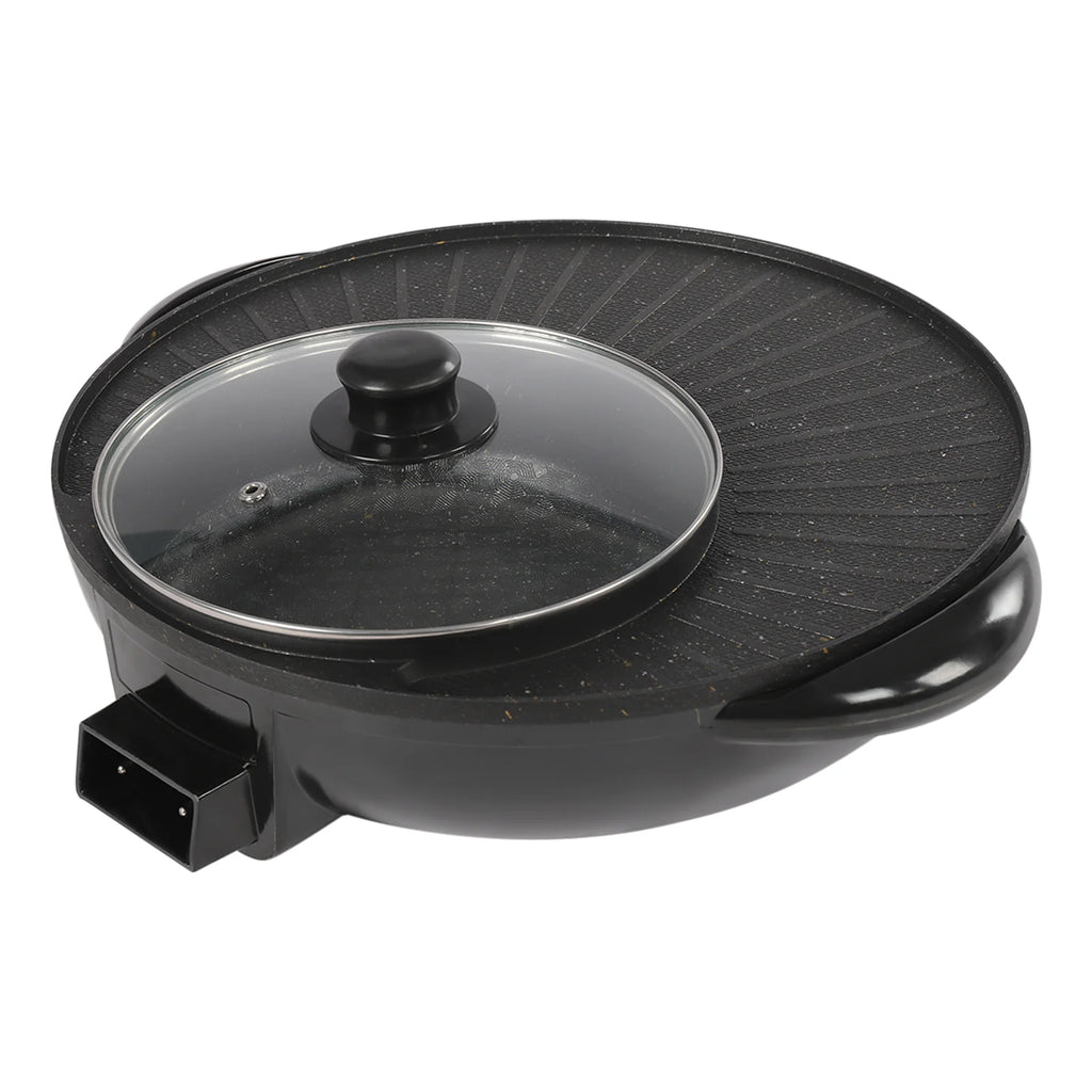 Portable Circular Hotpot Grill Combo Nonstick O955855