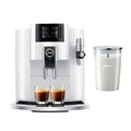 Piano White Automatic Espresso Machine with Glass Milk Container L13907