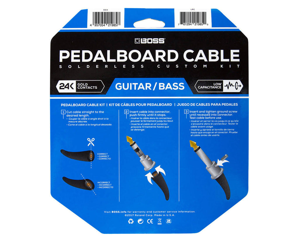 24 Solderless Pedalboard Cable Kit Y89409