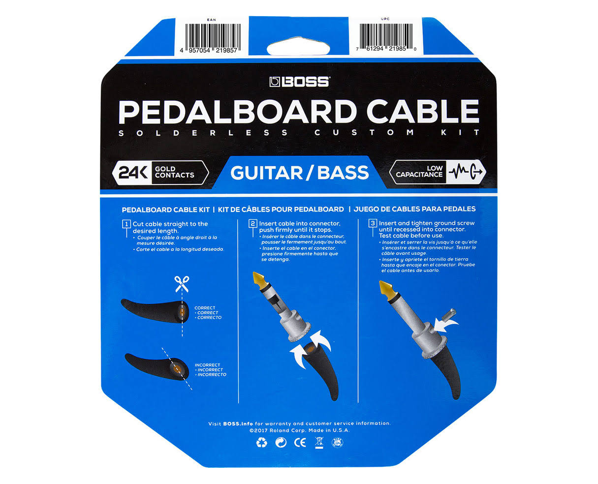 24 Solderless Pedalboard Cable Kit Y89409