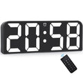 9.6" LED Digital Wall Clock with Remote Control - Red G659