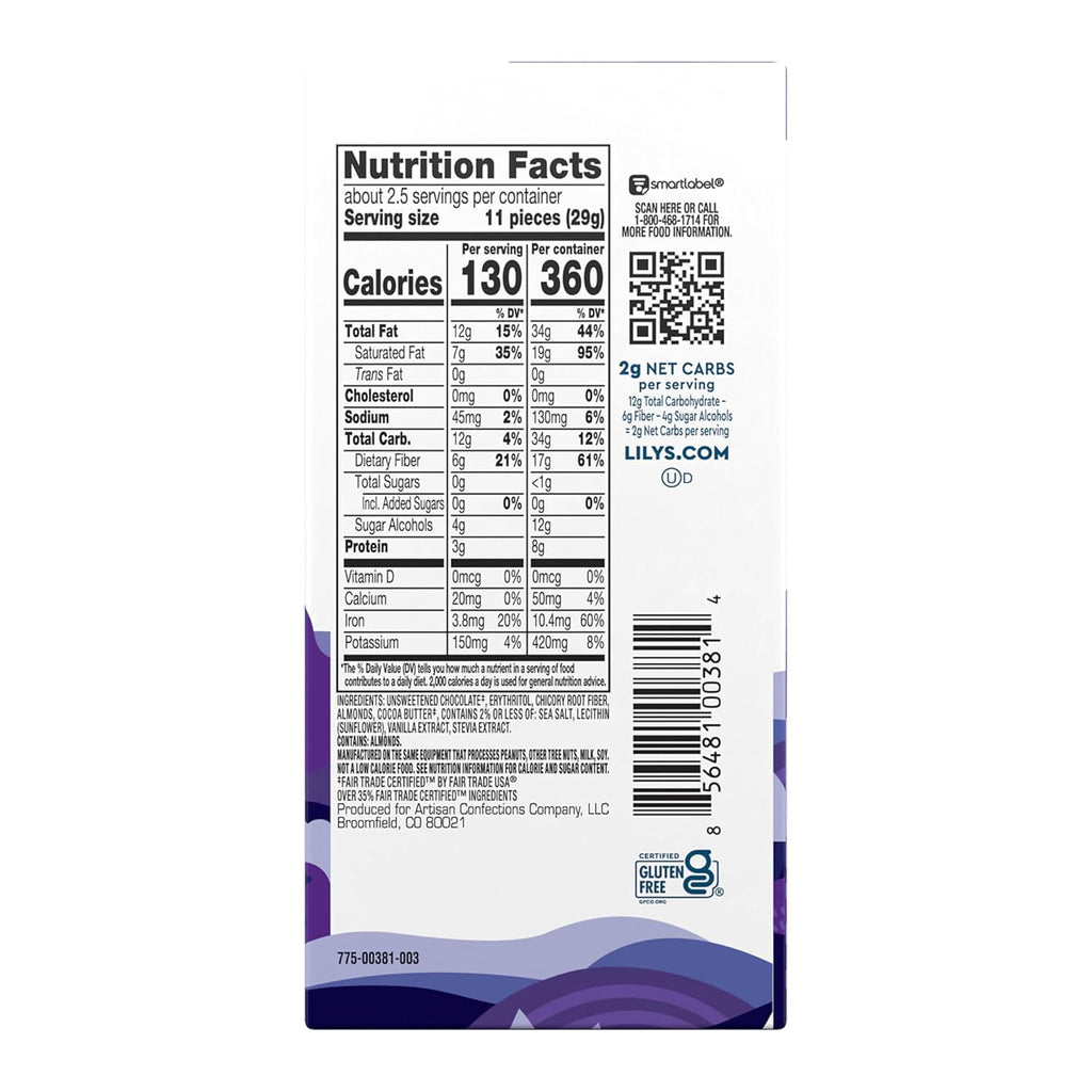2.8 ounce 4-Pack 70% Cocoa Dark Chocolate Bar D179