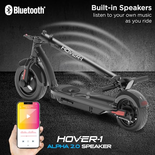 Foldable Electric Scooter with 450W Brushless Motor, 18 mph Max Speed, 10" Air-Filled Tires and 12 Mile Range H432