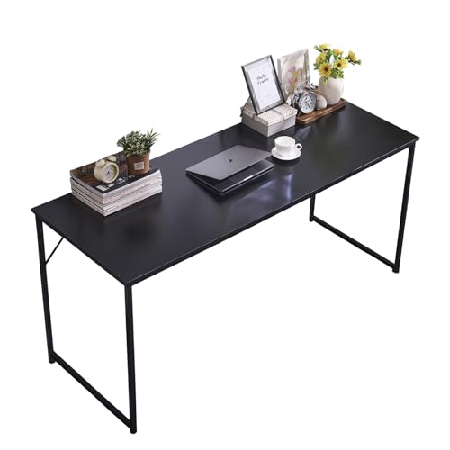 Vintage Computer Desk with Metal Frame H218