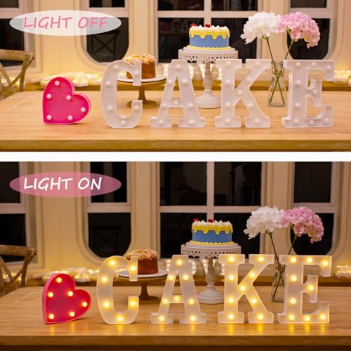 Battery Powered LED Marquee Light Up Letters C25195