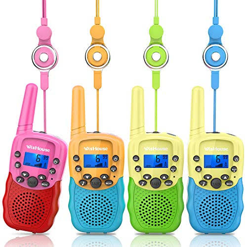 4 Pack Childrens Walkie Talkie with Flashlight D9862