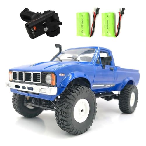 1/16 Scale RC Rock Crawler Pickup Truck 4x4 RTR with LED Light 2 Batteries T82491