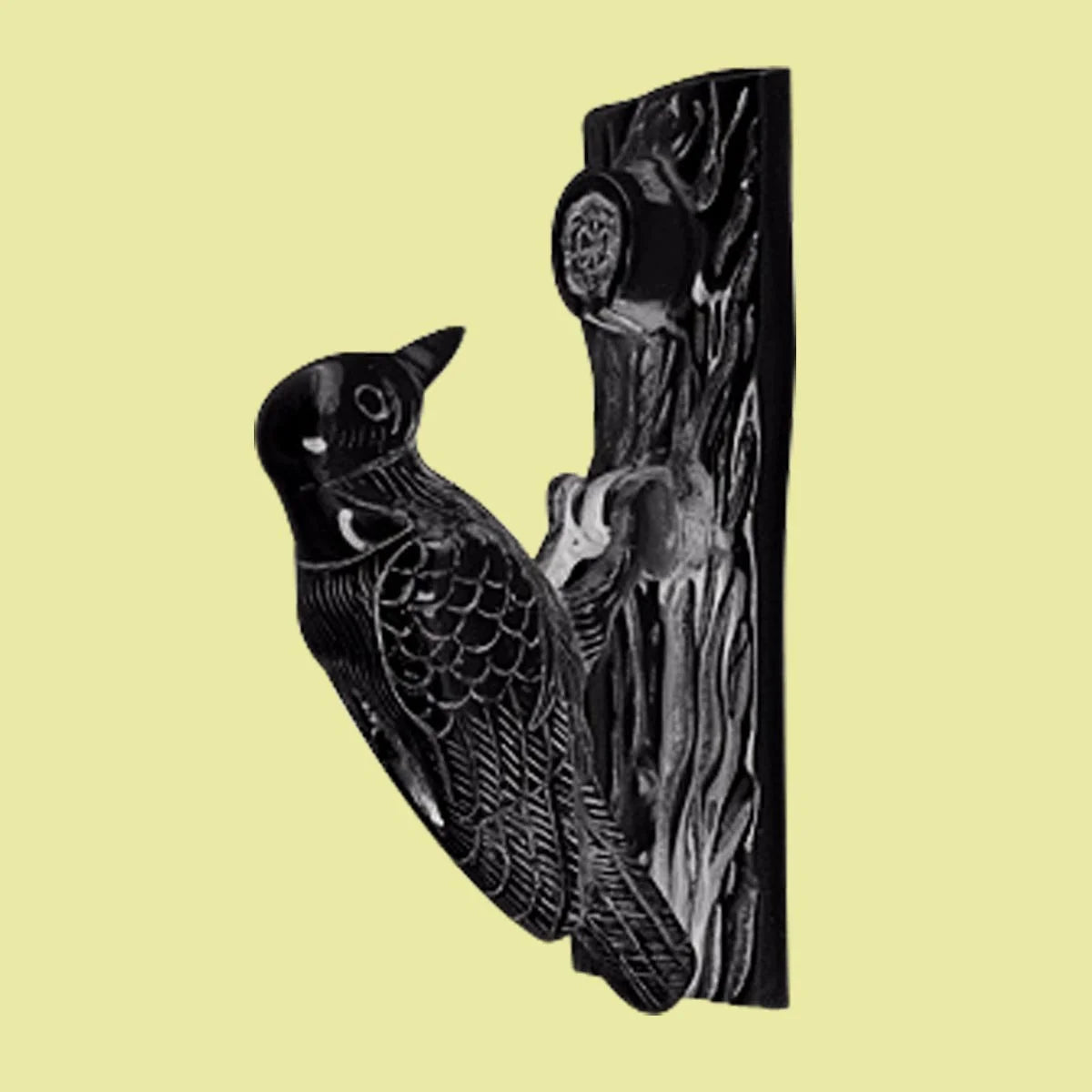 Black Cast Iron Door Knocker, 6.5in High Q29528