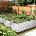 Galvanized Raised Garden Beds 6ftx3ftx2ft Large Metal Planter Box N896
