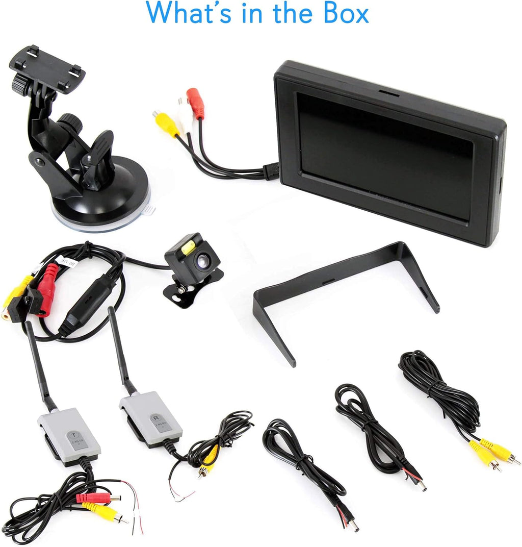 4.3" Wireless Waterproof Rear View Camera with Night Vision D145151