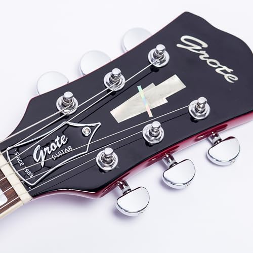 Red Hollow Body Electric Guitar R326043