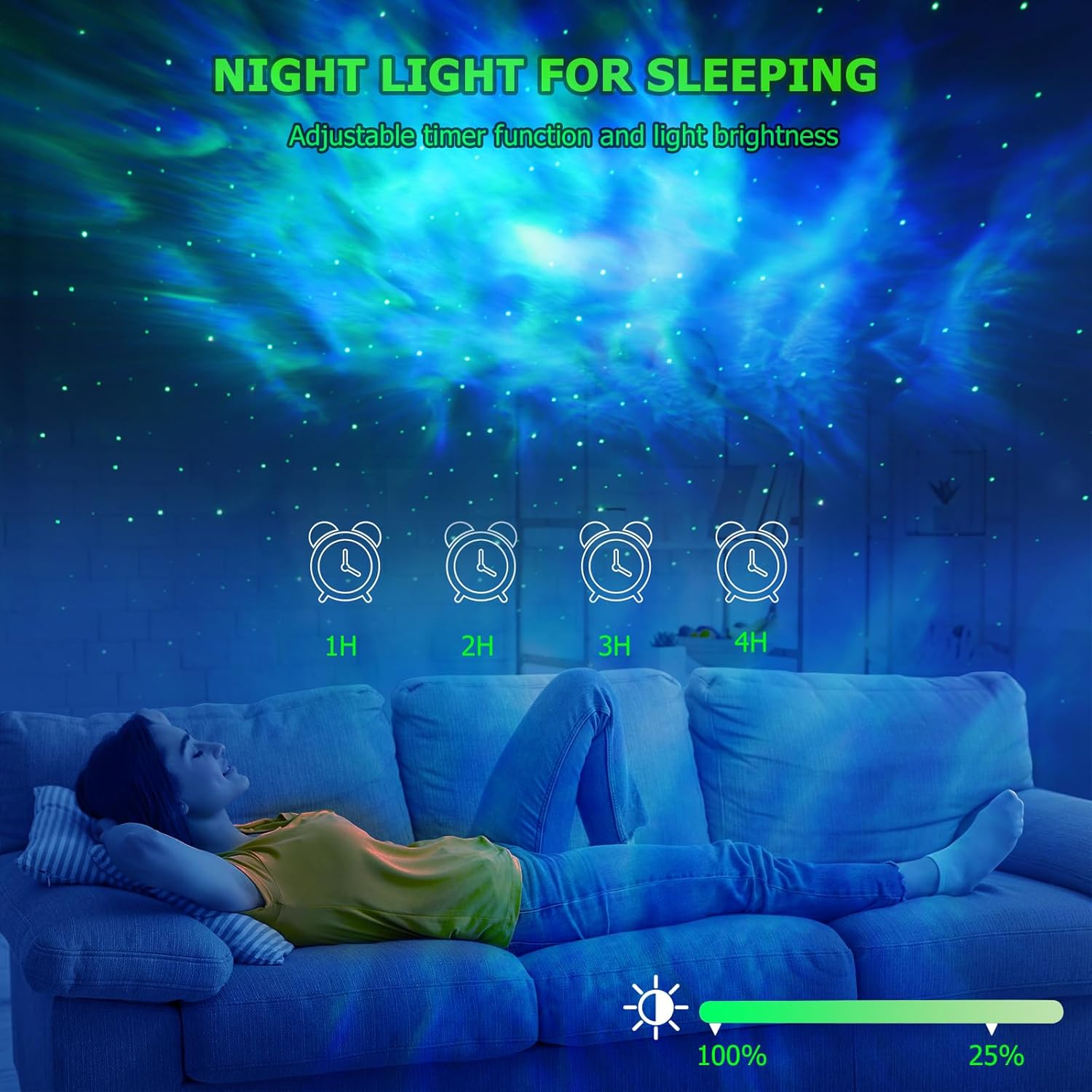 Star Projector with Timer and Remote Control Q8694