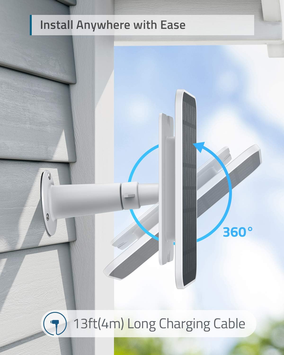 2K Outdoor Security Camera with Solar Panel T6568