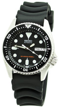 Black Rubber Diver Automatic Watch V9014