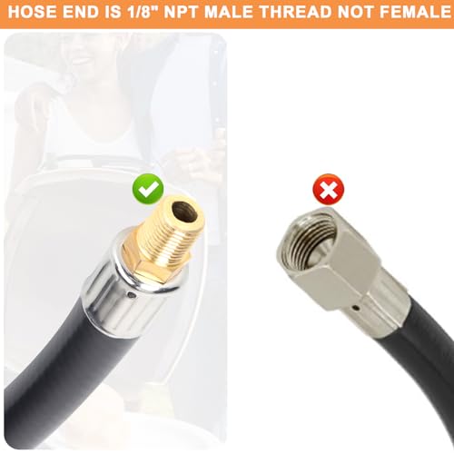 6FT Black Propane Hose H79674