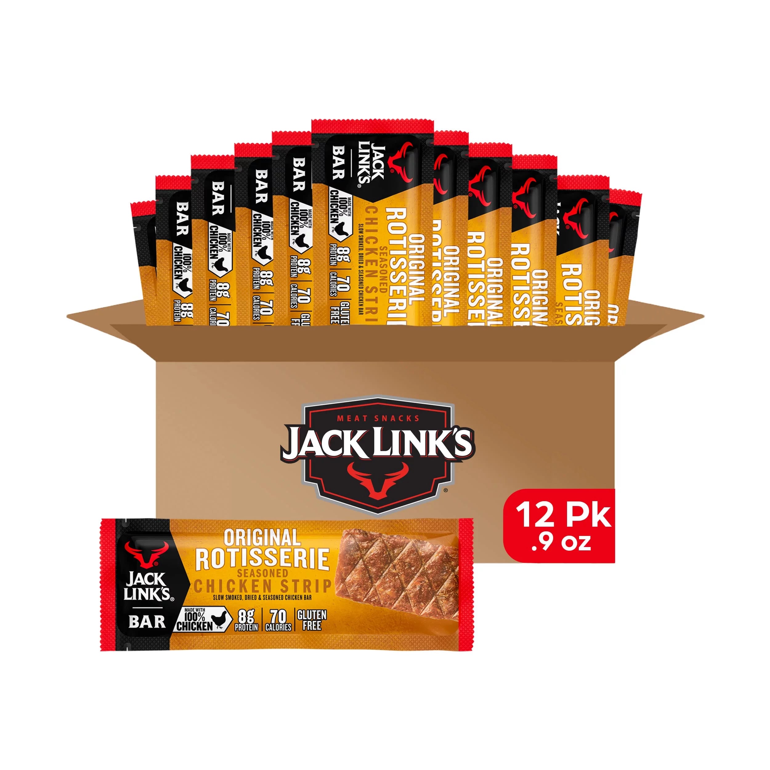Meat Bars, Rotisserie Chicken, 12 Count H692803