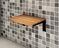 Folding Wooden Wall Mounted Shower Bench I59818
