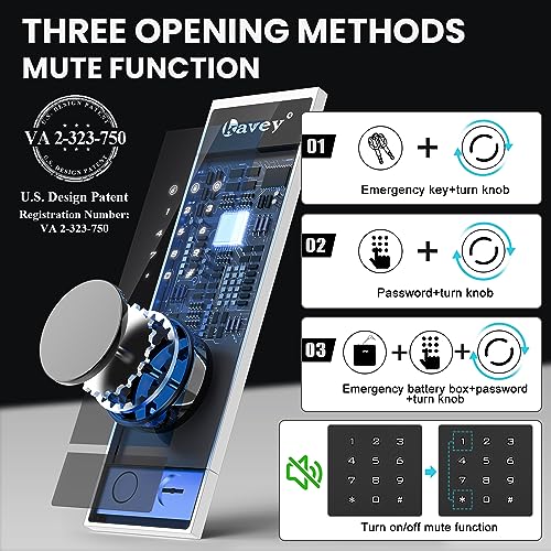 Fireproof Safe with LCD Touch Screen and Dual Alarm System T779