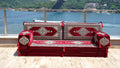 Maroon Floor Seating Sofa W651