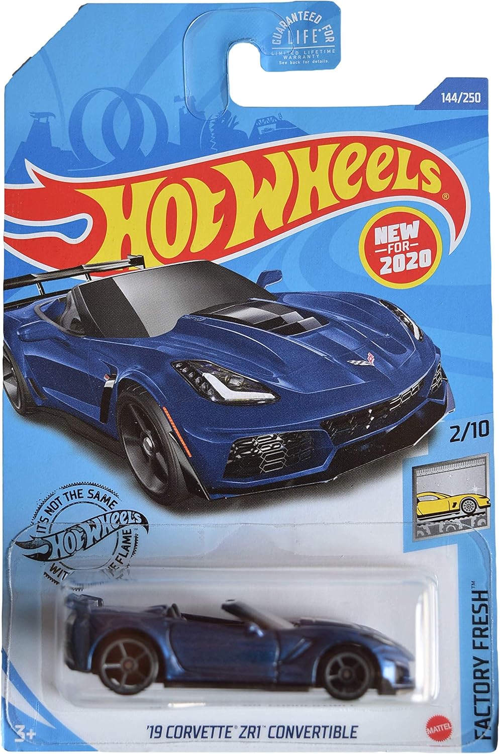 Blue 144/250 Hot Wheels Corvette ZR1 Convertible N7315