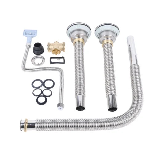 Silver Flexible Double Bowl Drain Hose E864440