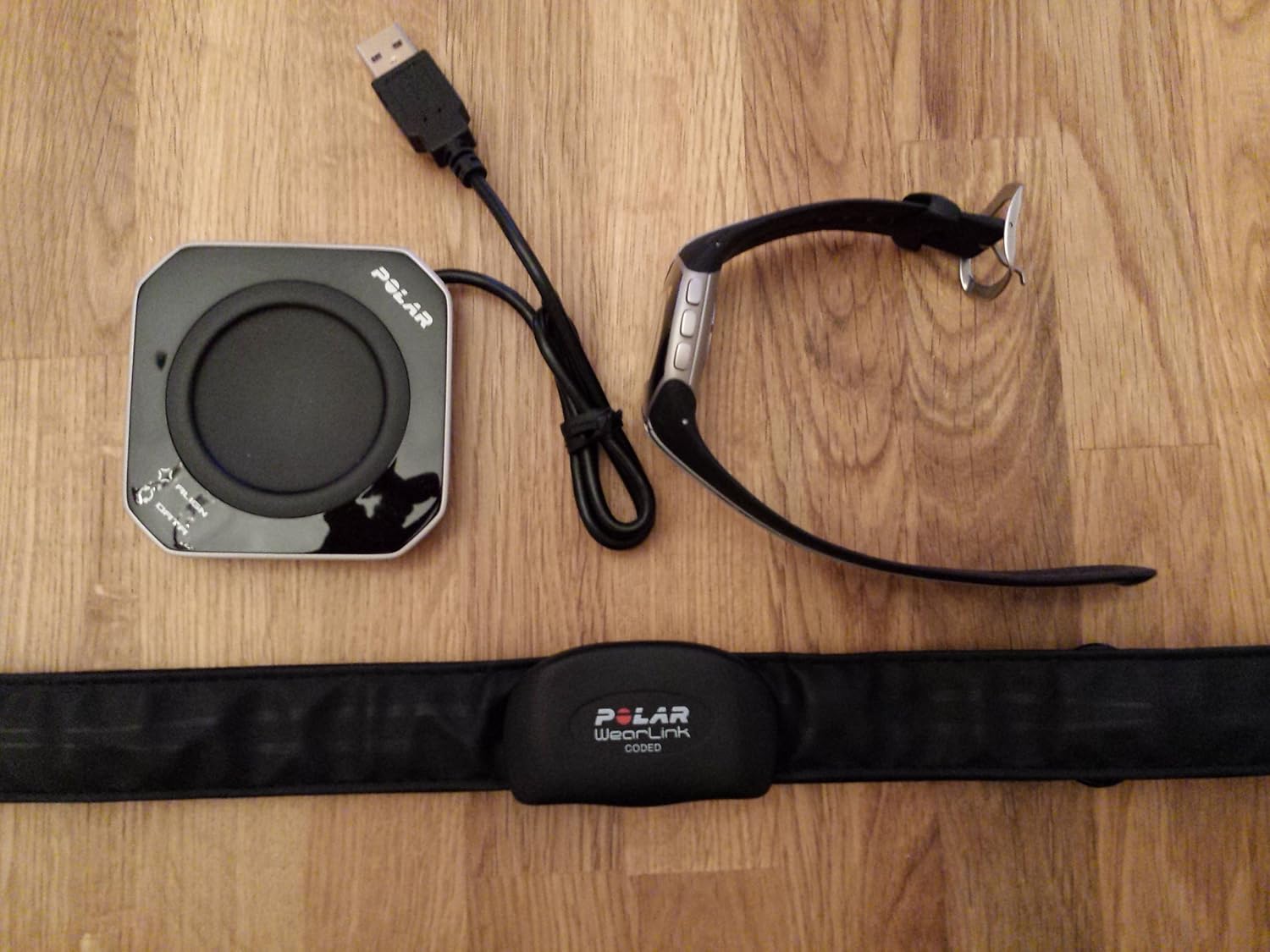 Black Heart Rate Monitor Watch H213947