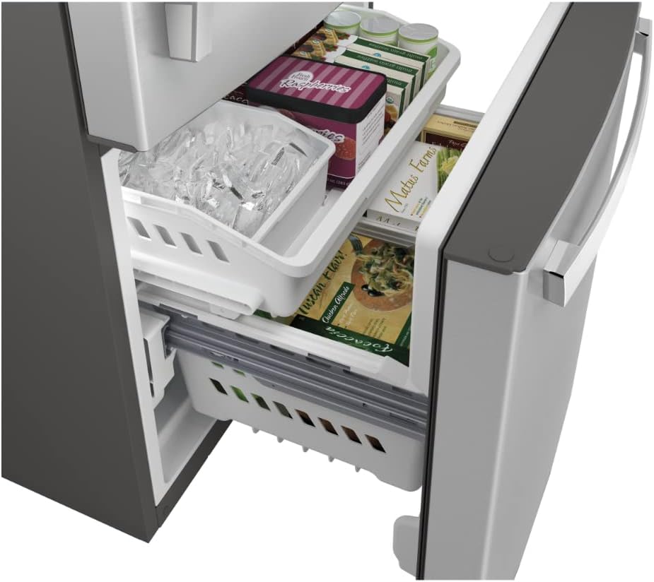 24.8 cu. ft. Bottom Freezer Refrigerator in Fingerprint Resistant Stainless Steel Standard Depth N9906
