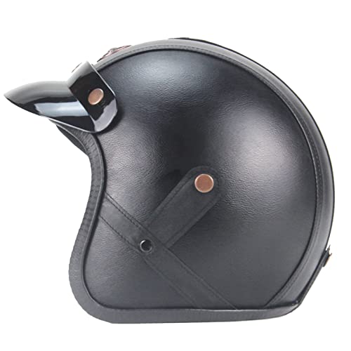 3/4 Open Face Motorcycle Helmet with Removable Lining C780