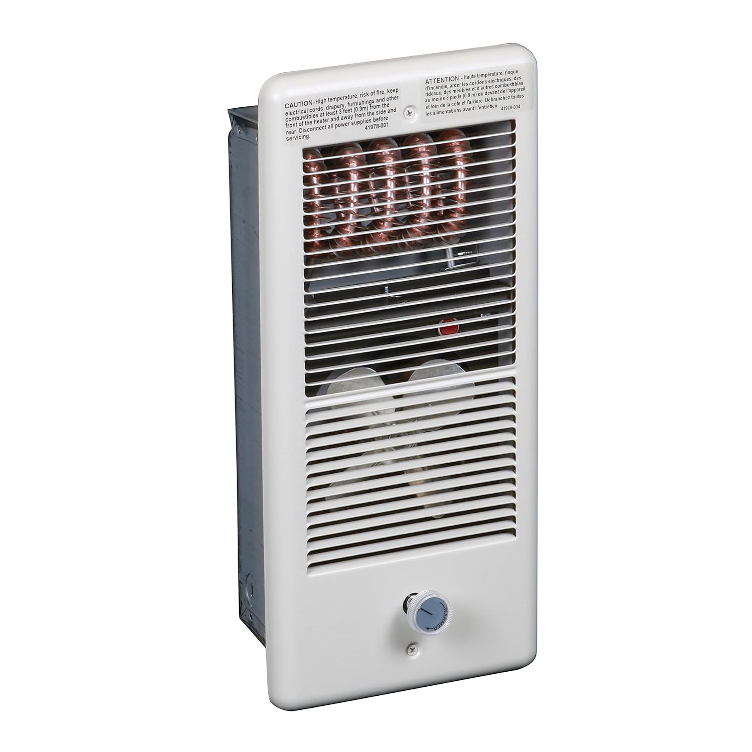 White 2000/1500 W Fan Forced Wall Heater K608