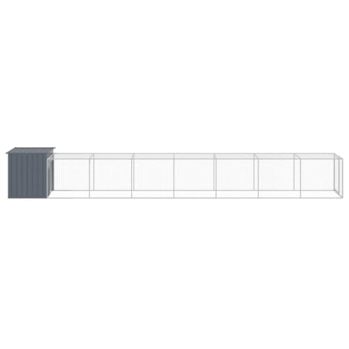 Galvanized Steel Chicken Cage with Extended Run E35298