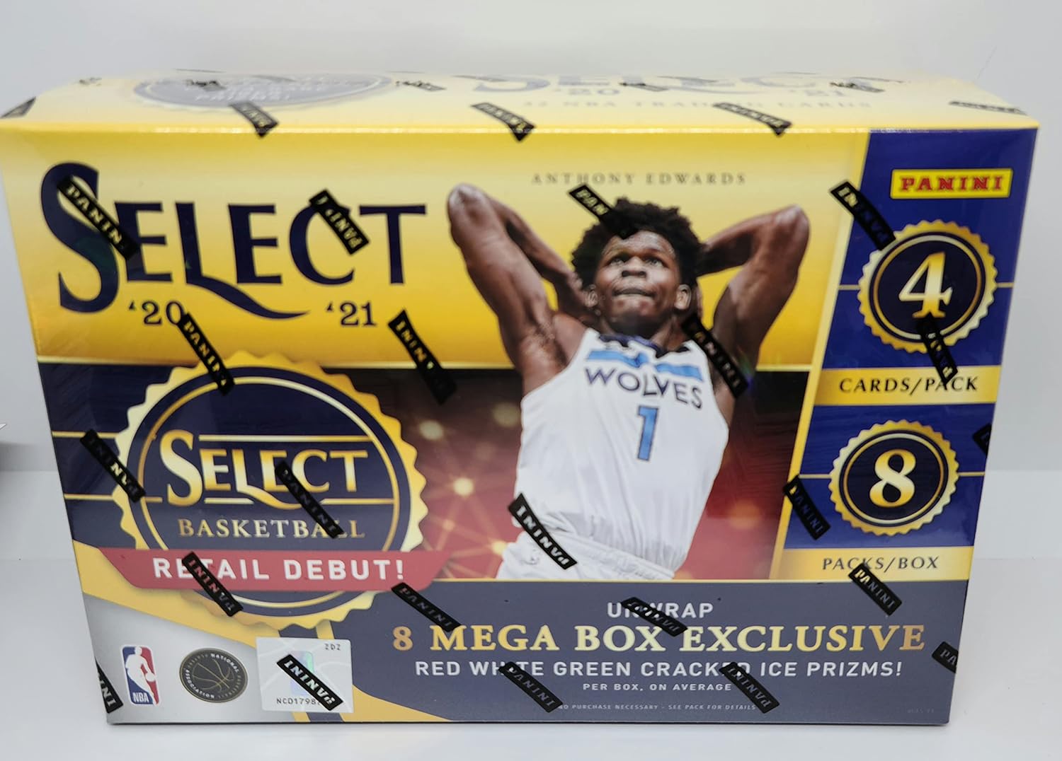 2020-21 Panini Select NBA Basketball Retail Mega Box T57030