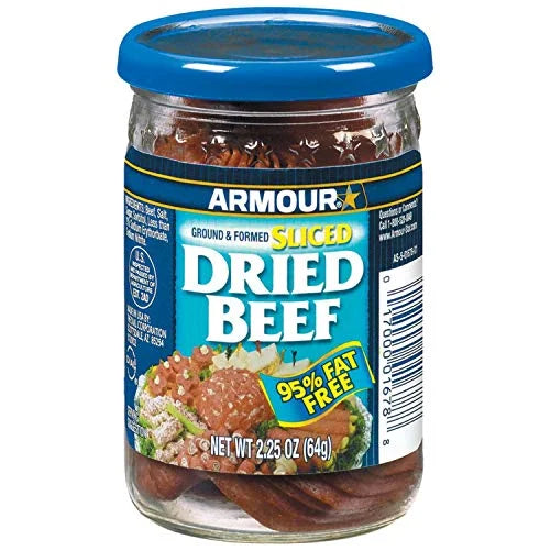 2.25 OZ Sliced Dried Beef, Jarred Meat S304894