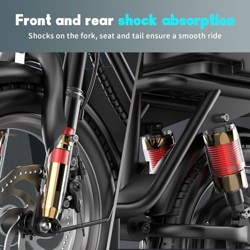 Electric Scooter with Seat, 500W Motor, 14" Pneumatic Tire T813