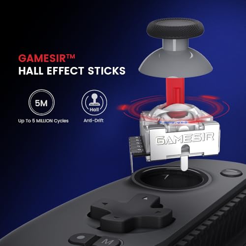 Bluetooth Mobile Game Controller with Hall Effect Joysticks L979
