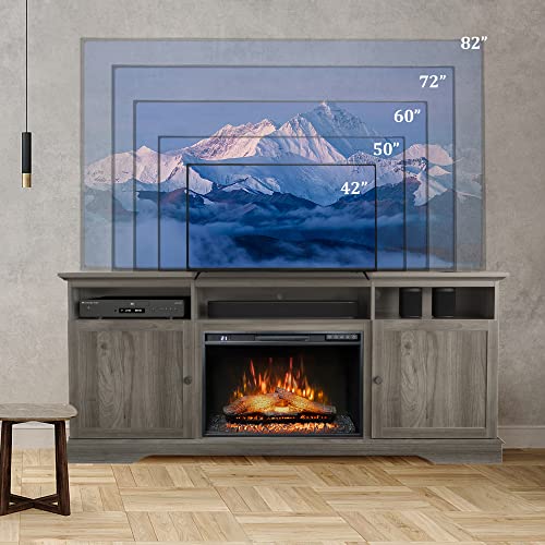 Black Electric Fireplace Insert, 750/1500W W54460