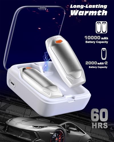 2 Pack 14000mAh Rechargeable Electric Hand Warmers with Charging Case E7436