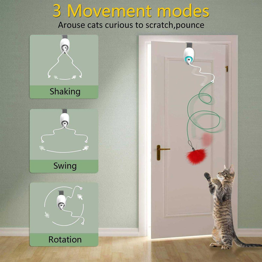 Automatic Hanging Cat String Toy F45320