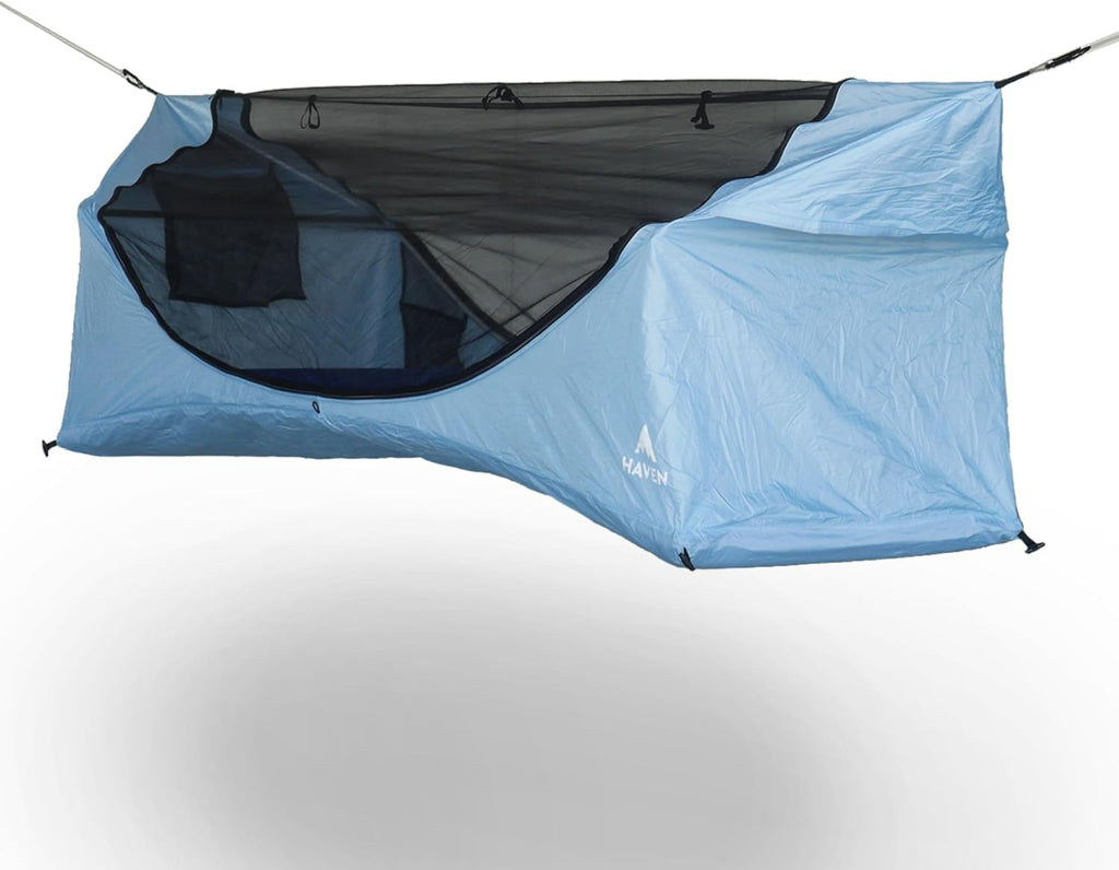 80"x30" Forest Green Lay Flat Hammock Tent with Mosquito Net and Insulated Pad G9513