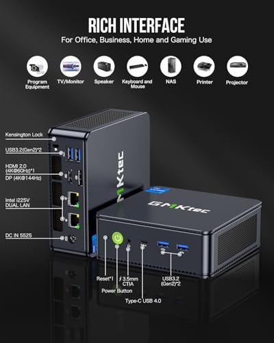 Mini PC Intel Core i7-1195G7 32GB DDR4 1TB SSD W363