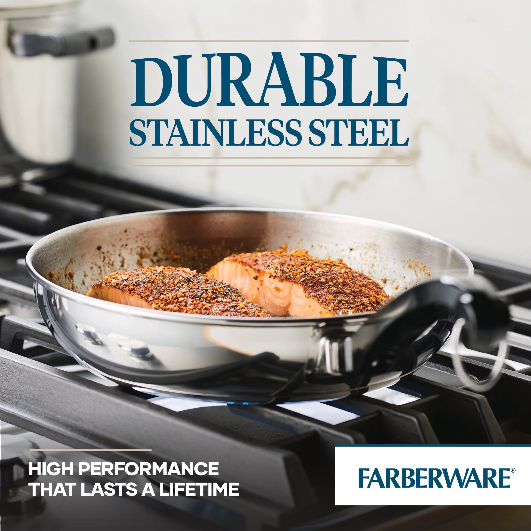 15 Piece Stainless Steel Pots and Pans Set S611768