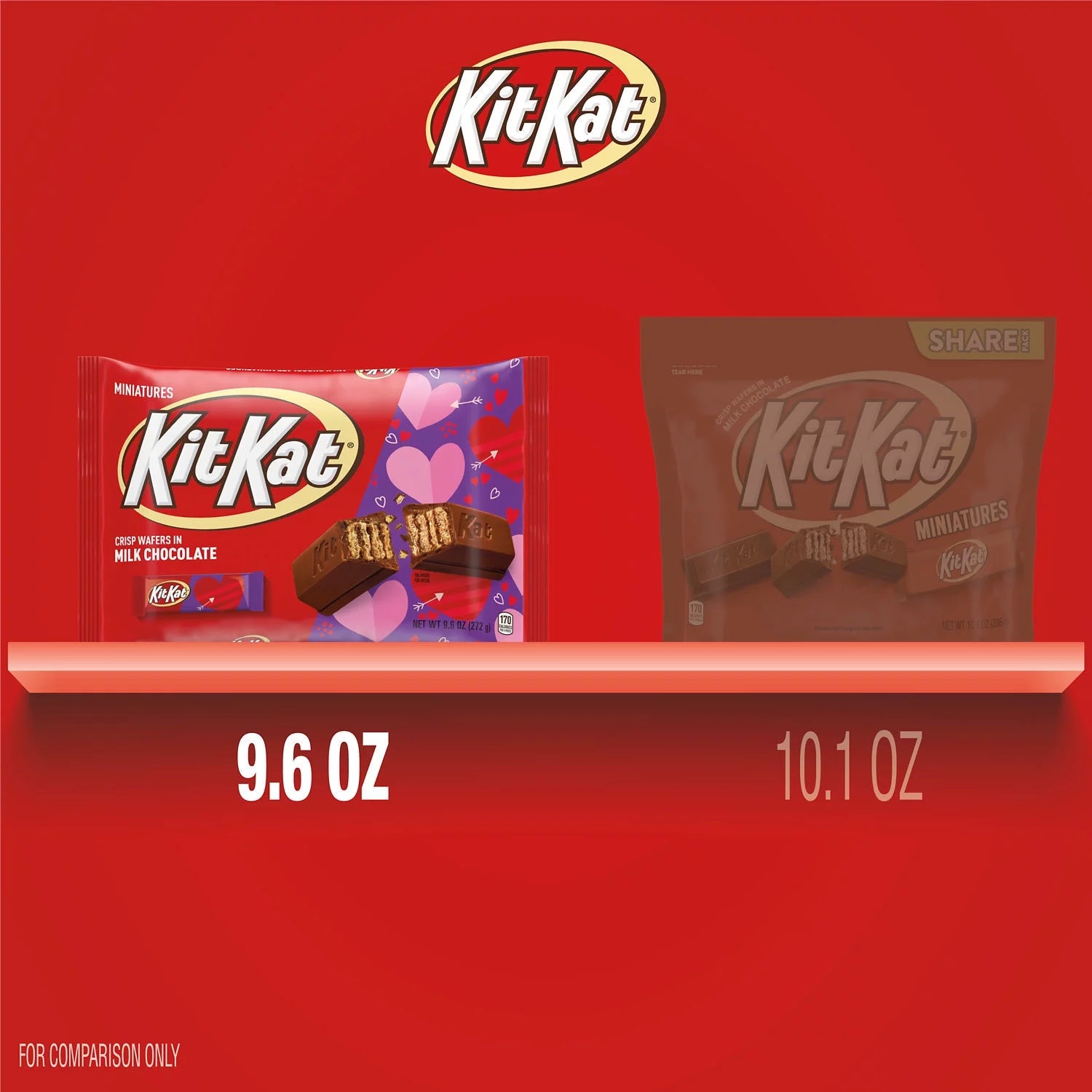 Milk Chocolate Wafer Candy, Bag 9.6 oz U282