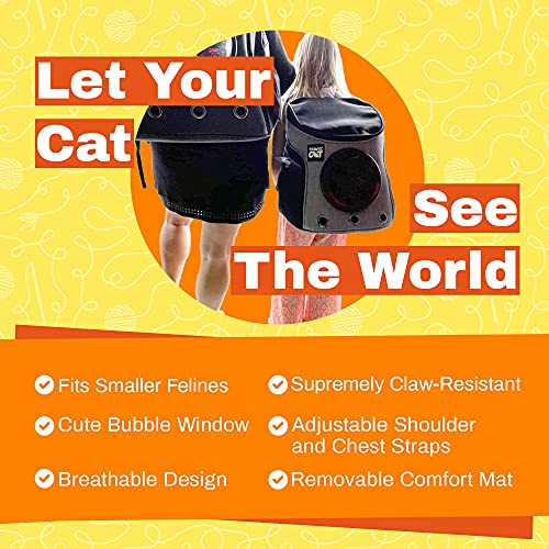 Airline Approved Cat Carrier Backpack with Space Capsule Bubble E566