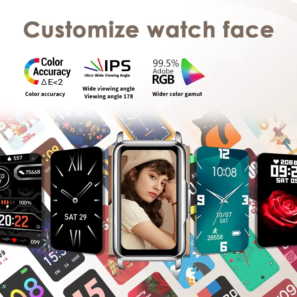 Silver Smart Watch for Women Z708