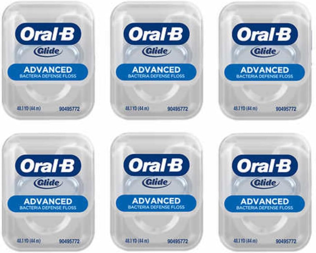 Glide Advanced Bacteria Defense Floss 44m (6 Pack) U5930