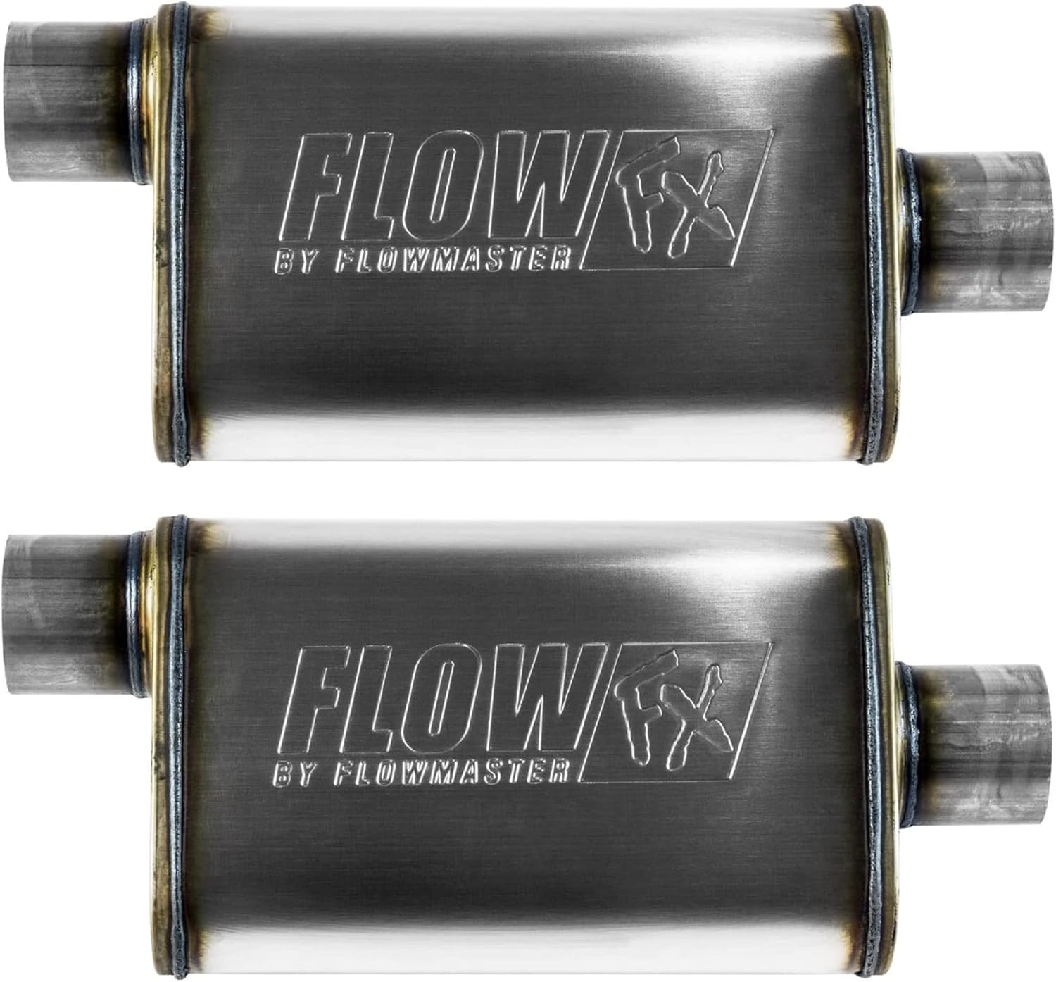 409S 3.00 Offset In / 3.00 Center Out Muffler (2 Pack) B5607
