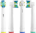 Pack of 4 Floss Action Electric Toothbrush Replacement Heads V6461