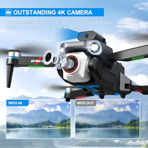 Drone With Camera 4k Wifi Fpv Foldable Under 249g 2 Batteries D436
